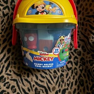 Mickey Handy Helper Tool Bucket - Yellow and Red